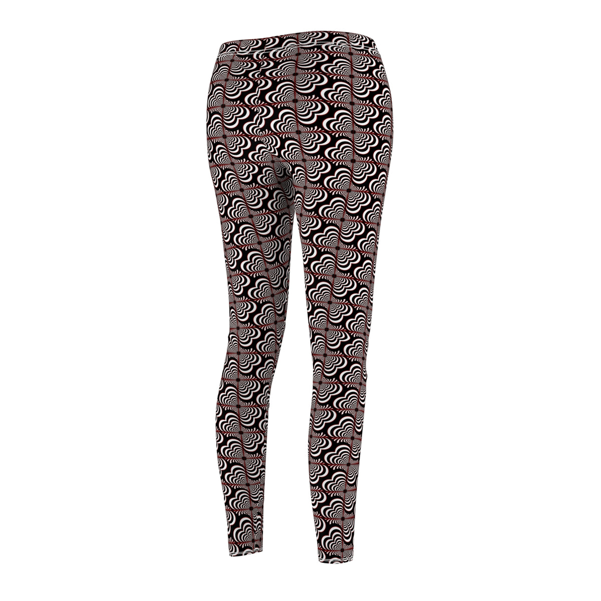 Zebra Love™ Leggings —Black, White, and touch of Red!