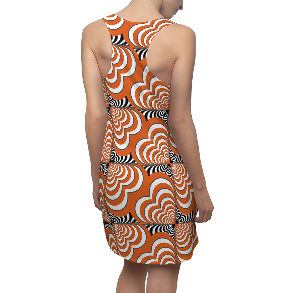 Halloween Zebra Love™ Racerback Dress —"Fredda Flinstone"