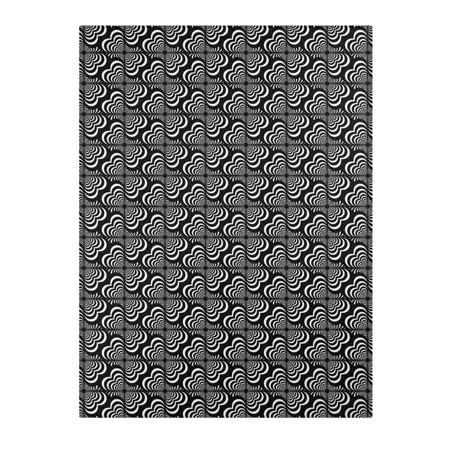 Zebra Love™ Area Rug — Black and White
