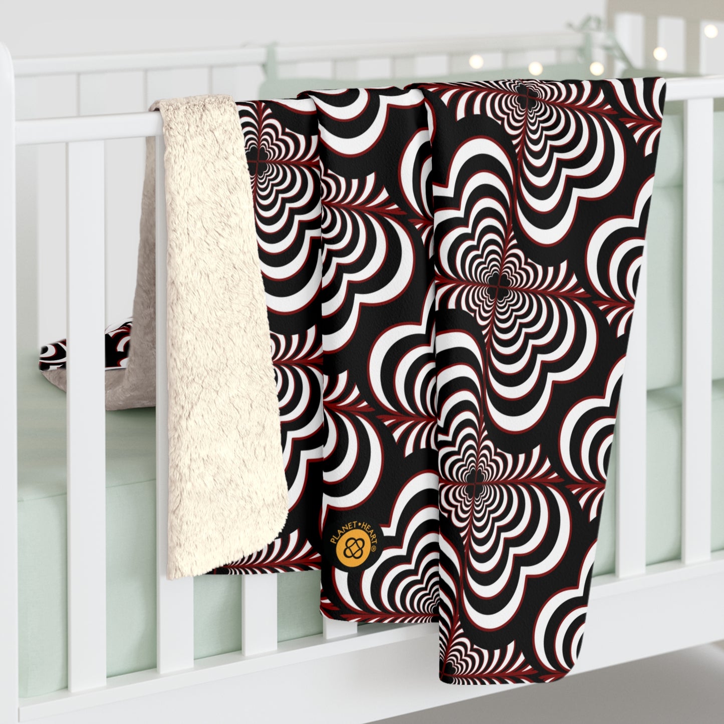 Zebra Love (TM) Sherpa Blanket /Throw