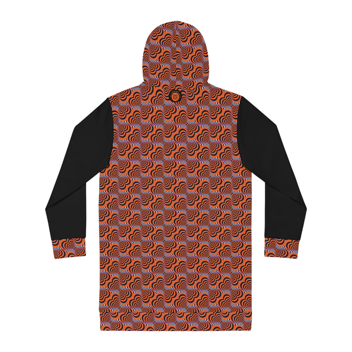 Hallowee/Fall Zebra Love™ Hoodie Dress- Orange, Black & Purple too!