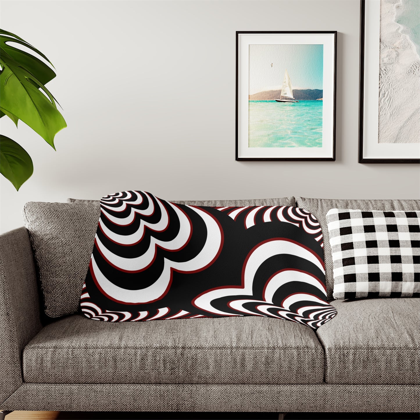 Zebra Love (TM) Sherpa Blanket/Throw