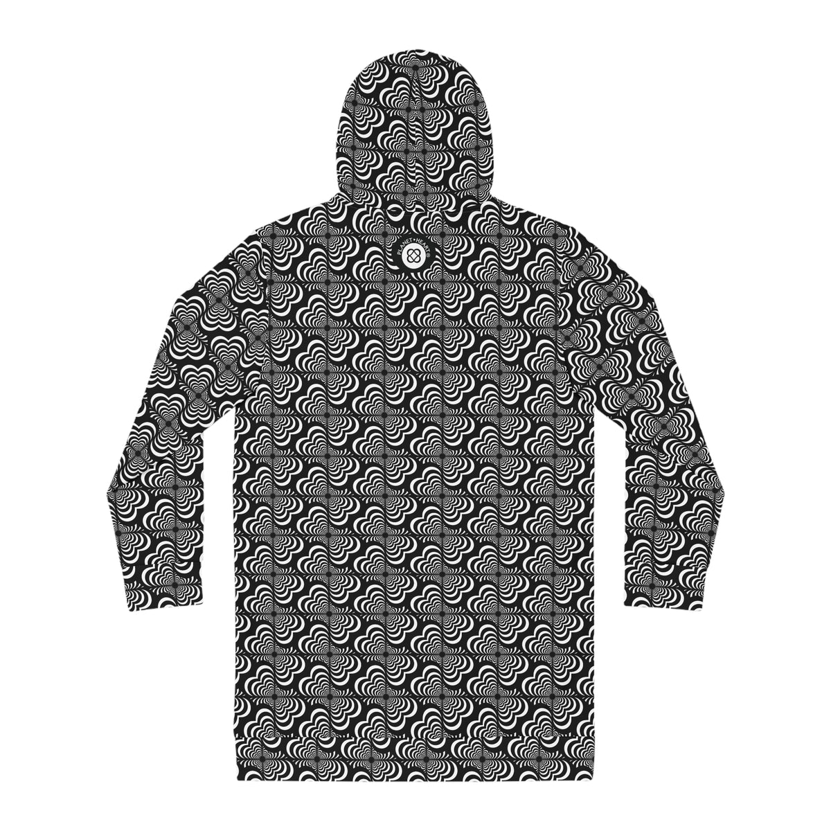 Zebra Love™ Hoodie Dress — Black and White, Original design!