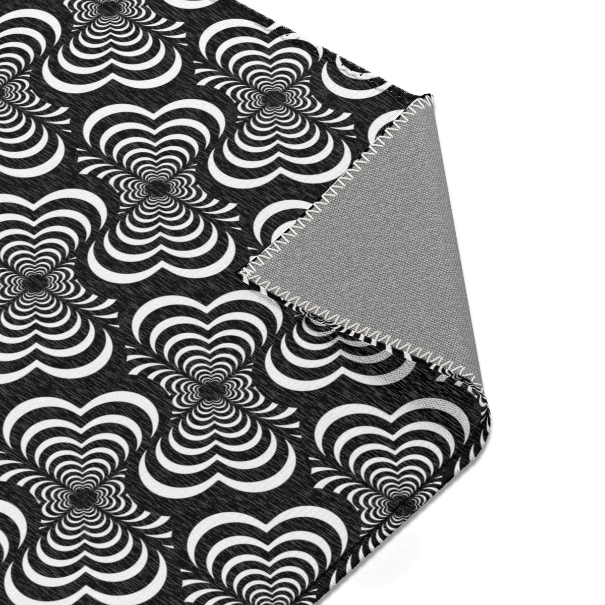 Zebra Love™ Area Rug — Black and White