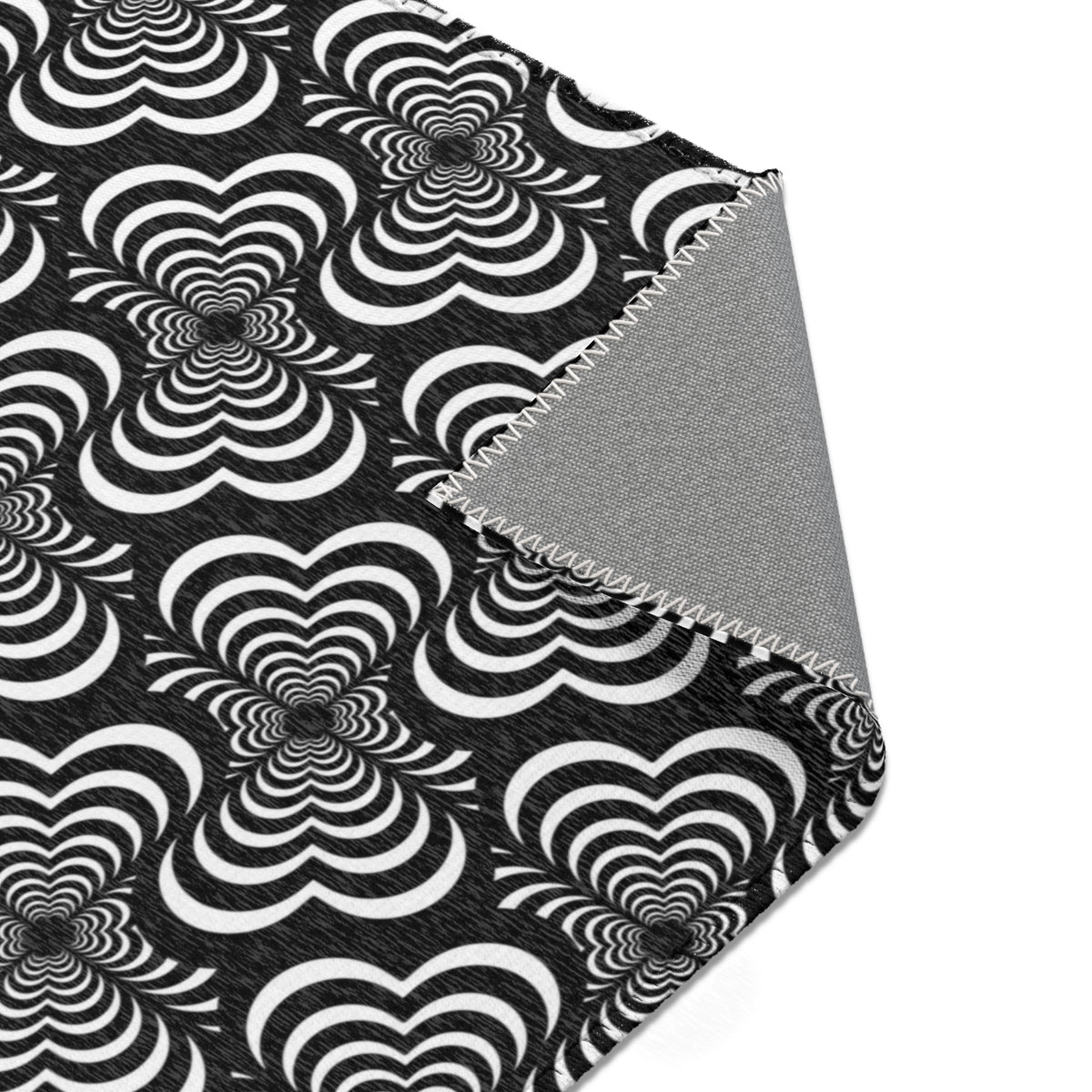Zebra Love™ Area Rug — Black and White