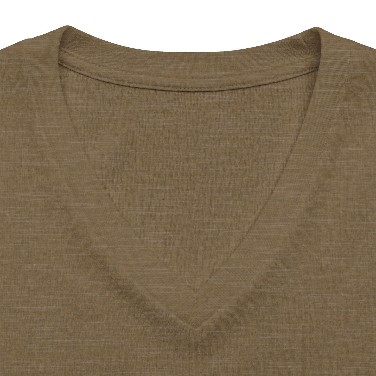 Women's V‑Neck Tee — Skeletal Lips Mandala