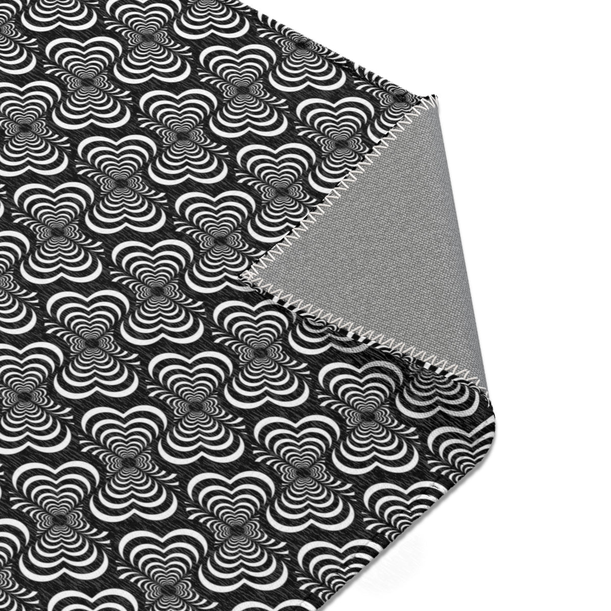 Zebra Love™ Area Rug — Black and White