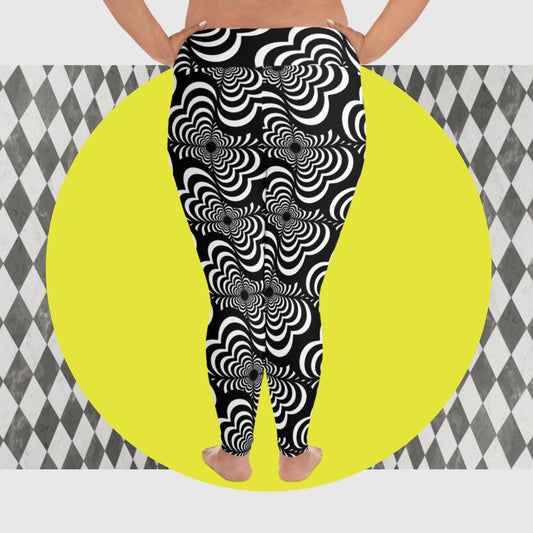 Zebra Love™ (L) Print Plus Size Leggings