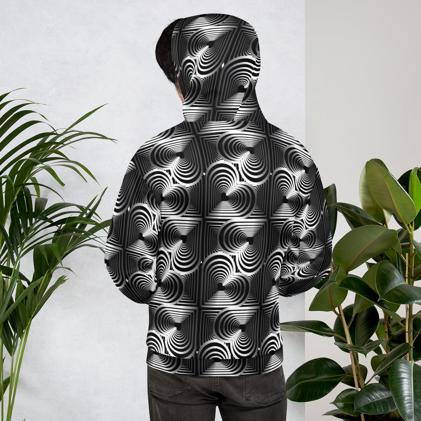 Zebra Love (TM) Trippy Unisex Hoodie