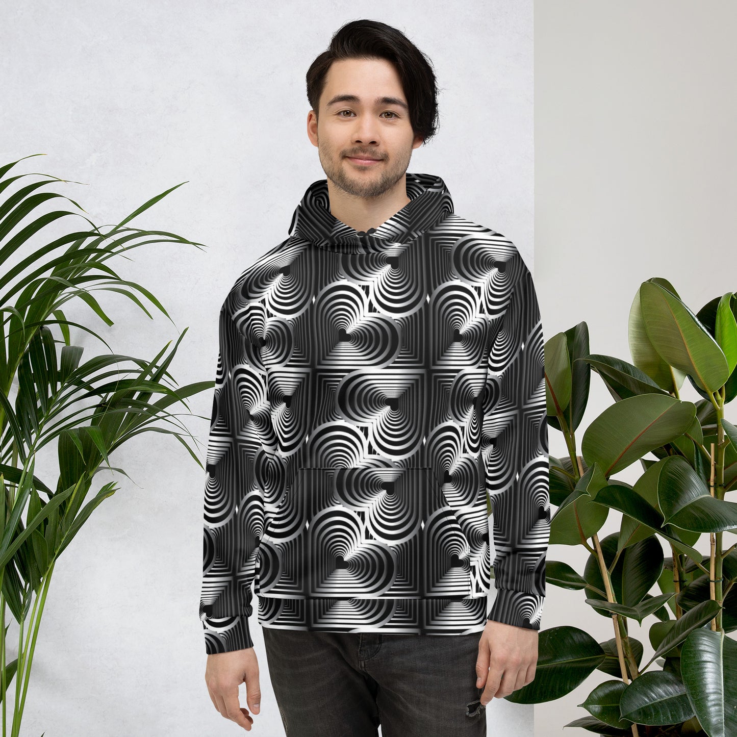 Zebra Love (TM) Trippy Unisex Hoodie