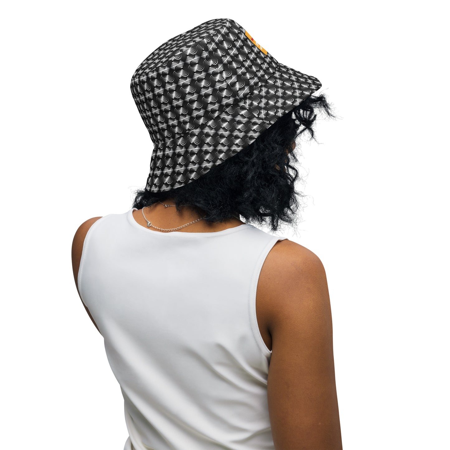 Zebra Love-EXTRA hypnotic Reversible bucket hat