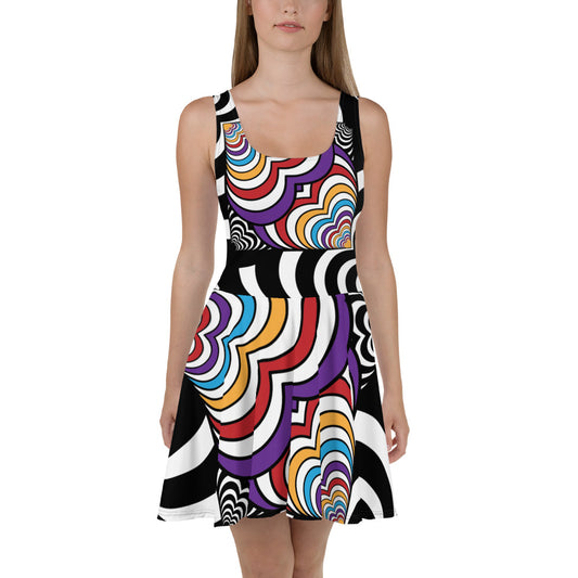 Bold Zebra Love™ Skater Dress