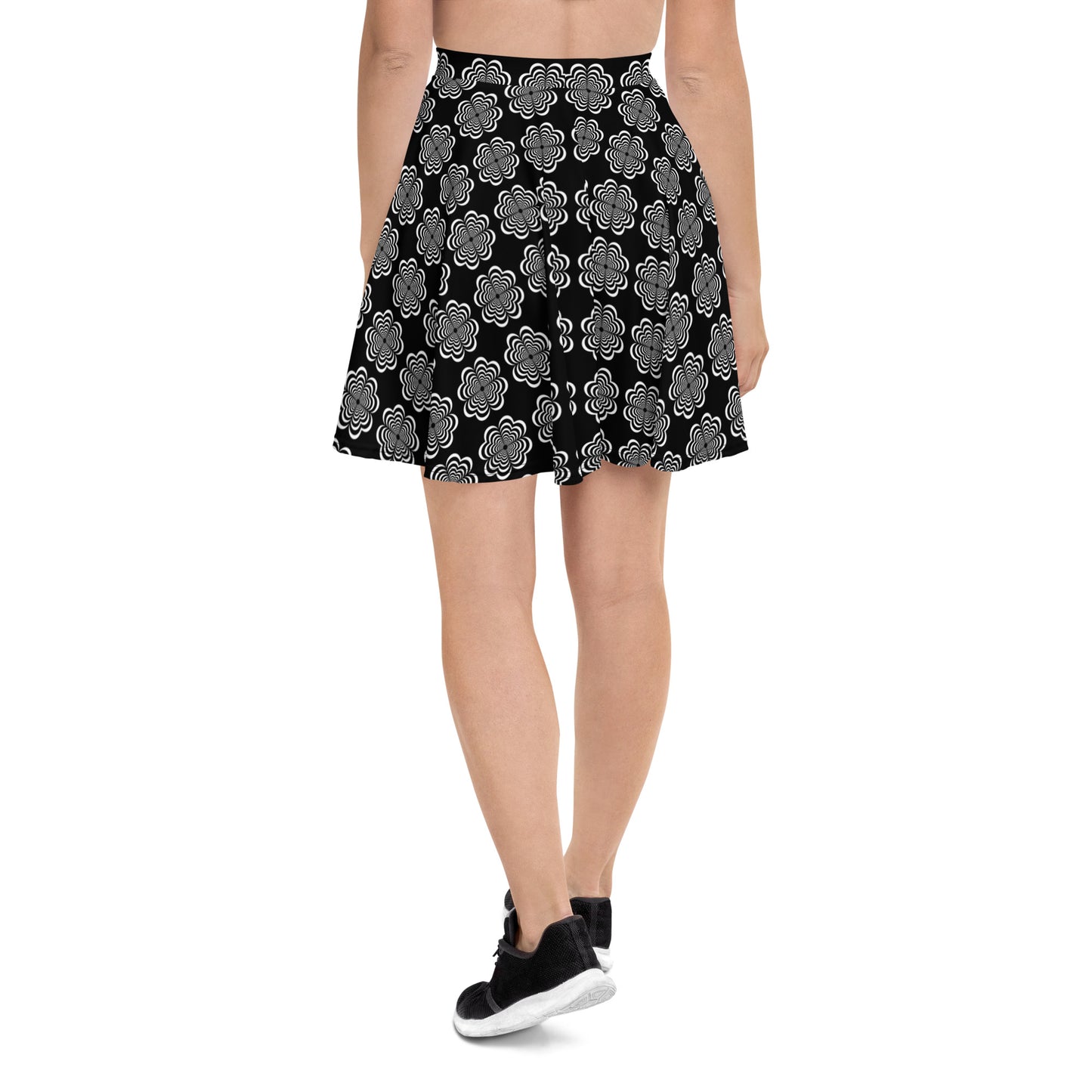 Bullseye™ Hypnotic Heart Mandala Skater Skirt