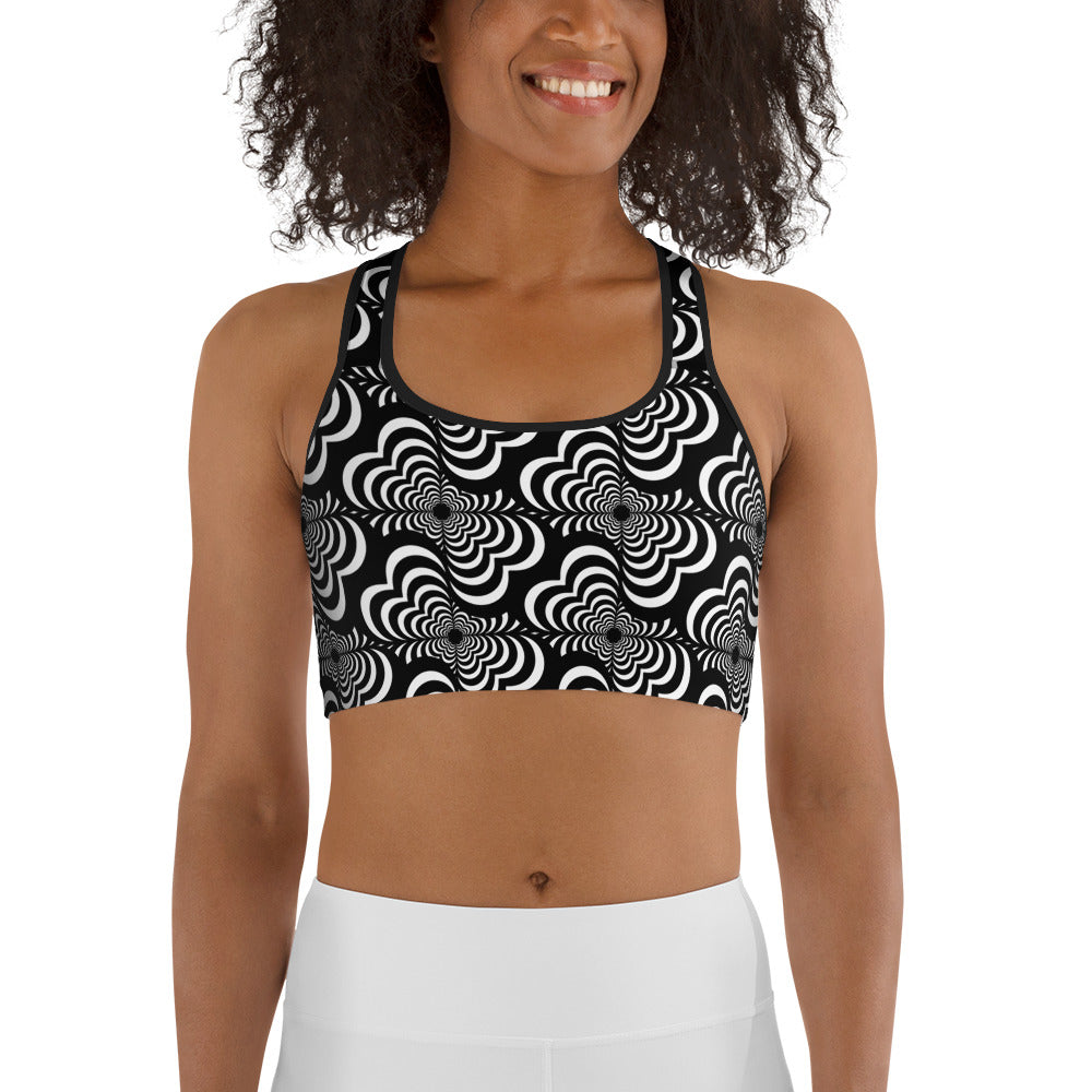 Zebra Love (TM) Sports bra