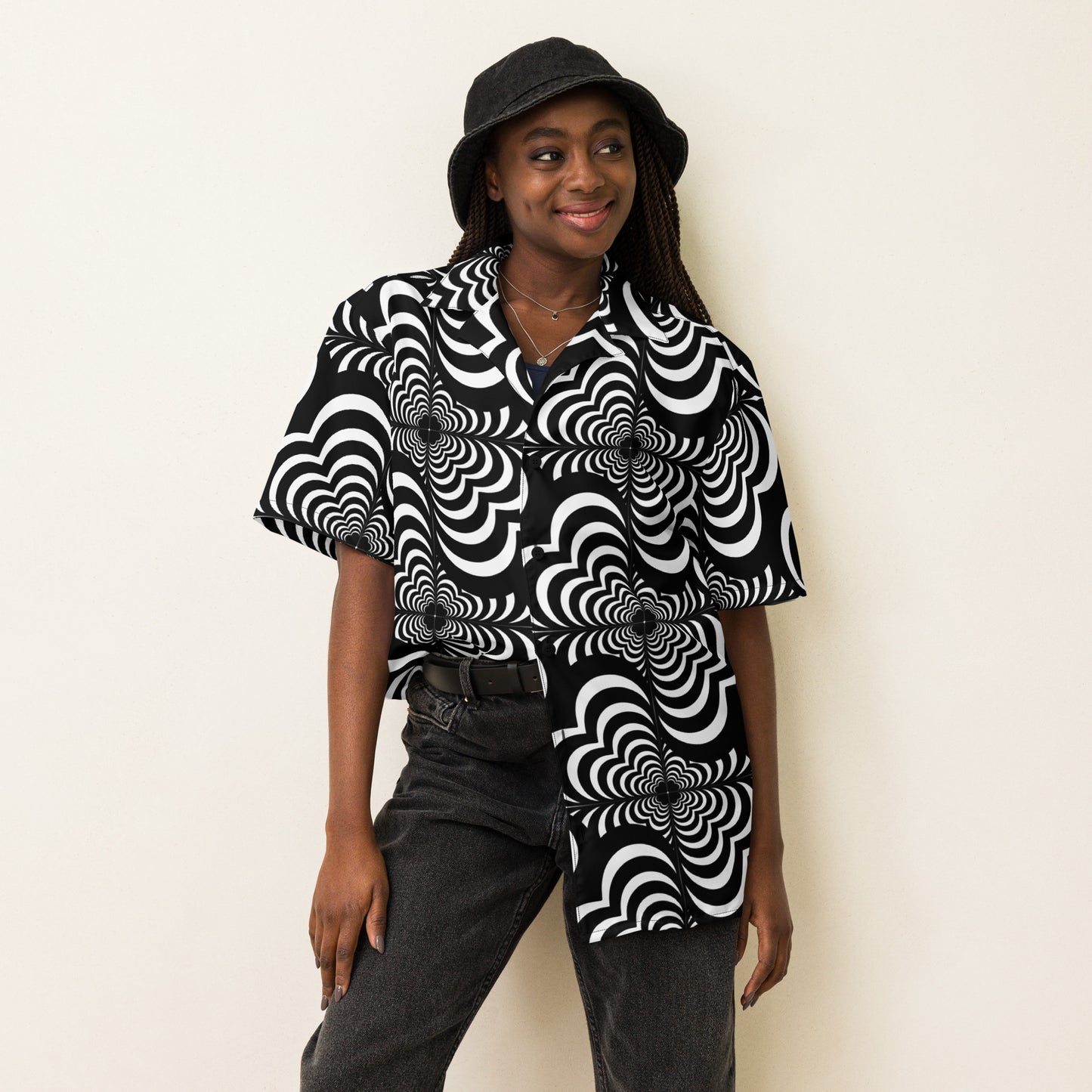 Zebra Love (TM) Unisex button shirt