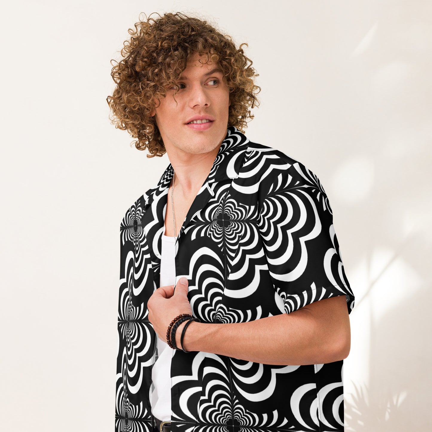 Zebra Love (TM) Unisex button shirt