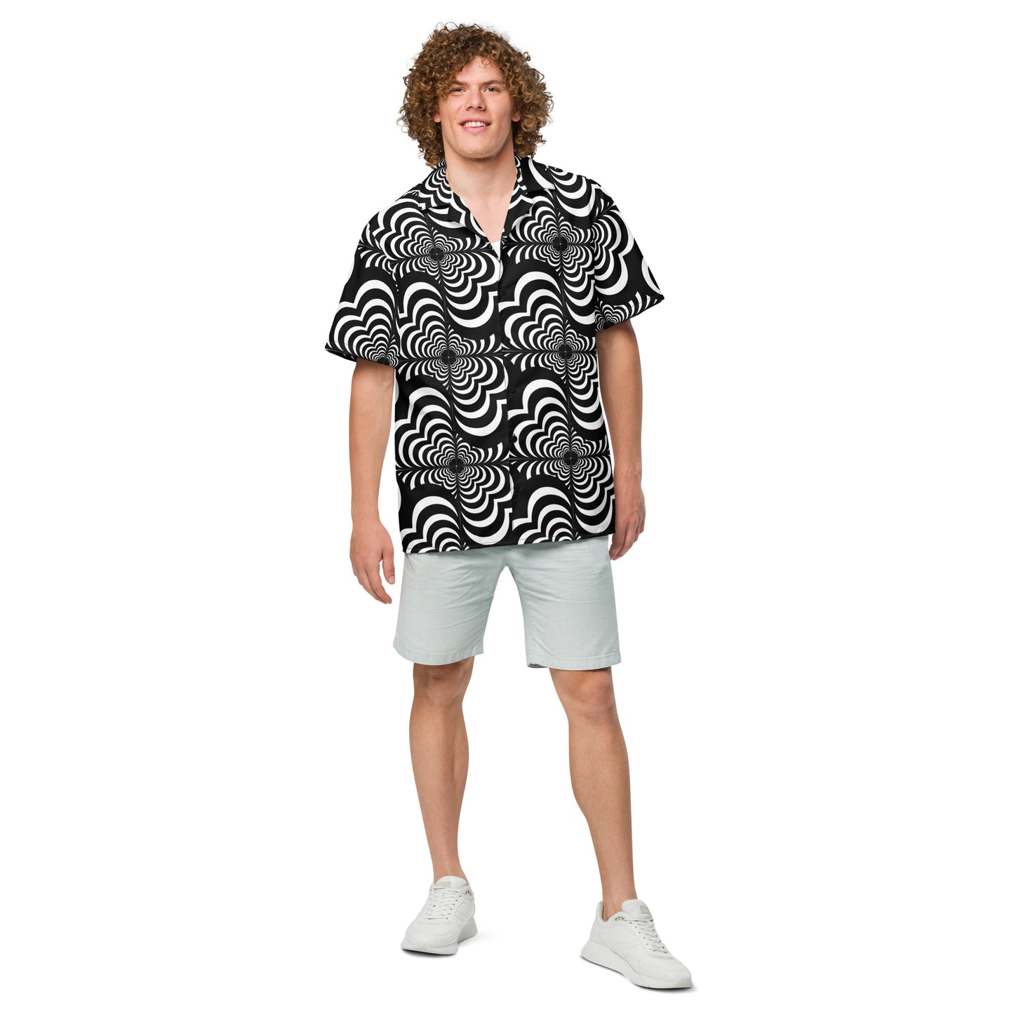 Zebra Love (TM) Unisex button shirt