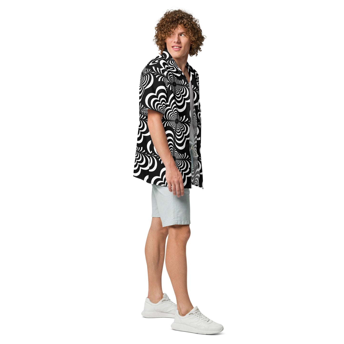 Zebra Love (TM) Unisex button shirt