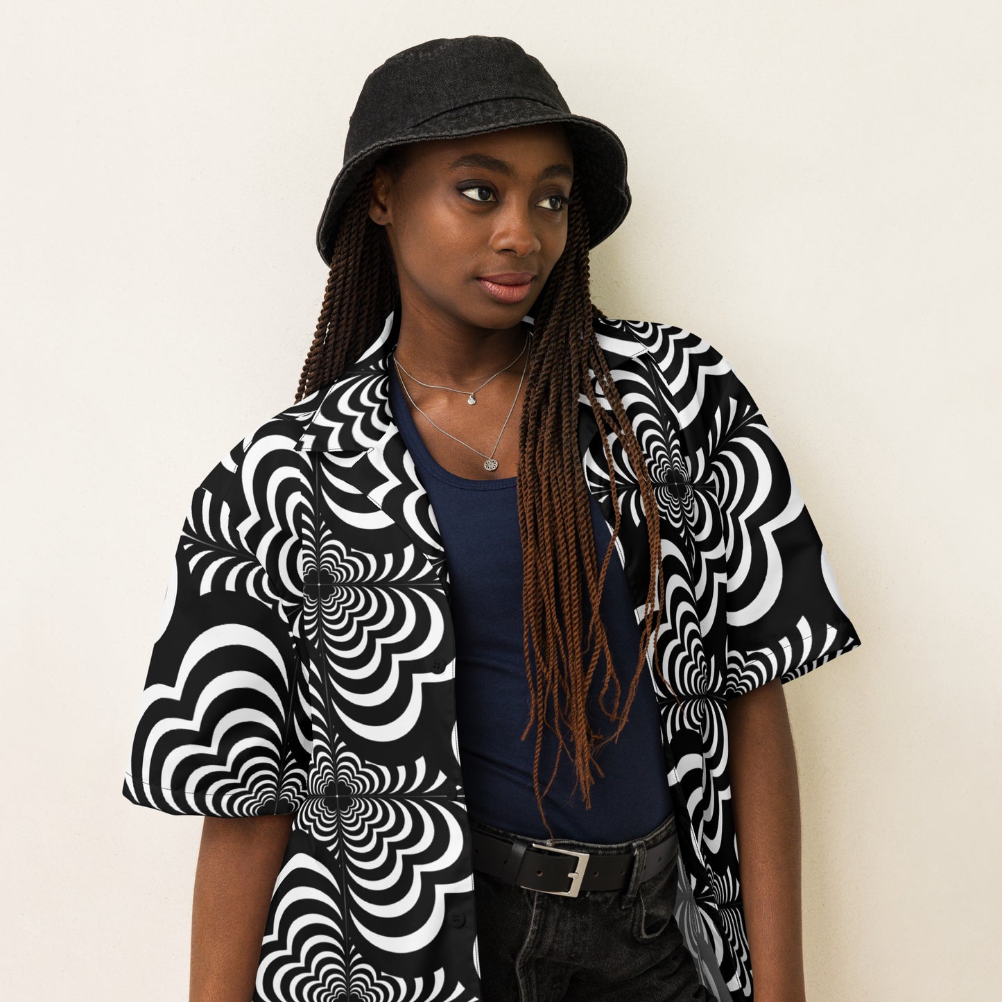 Zebra Love (TM) Unisex button shirt