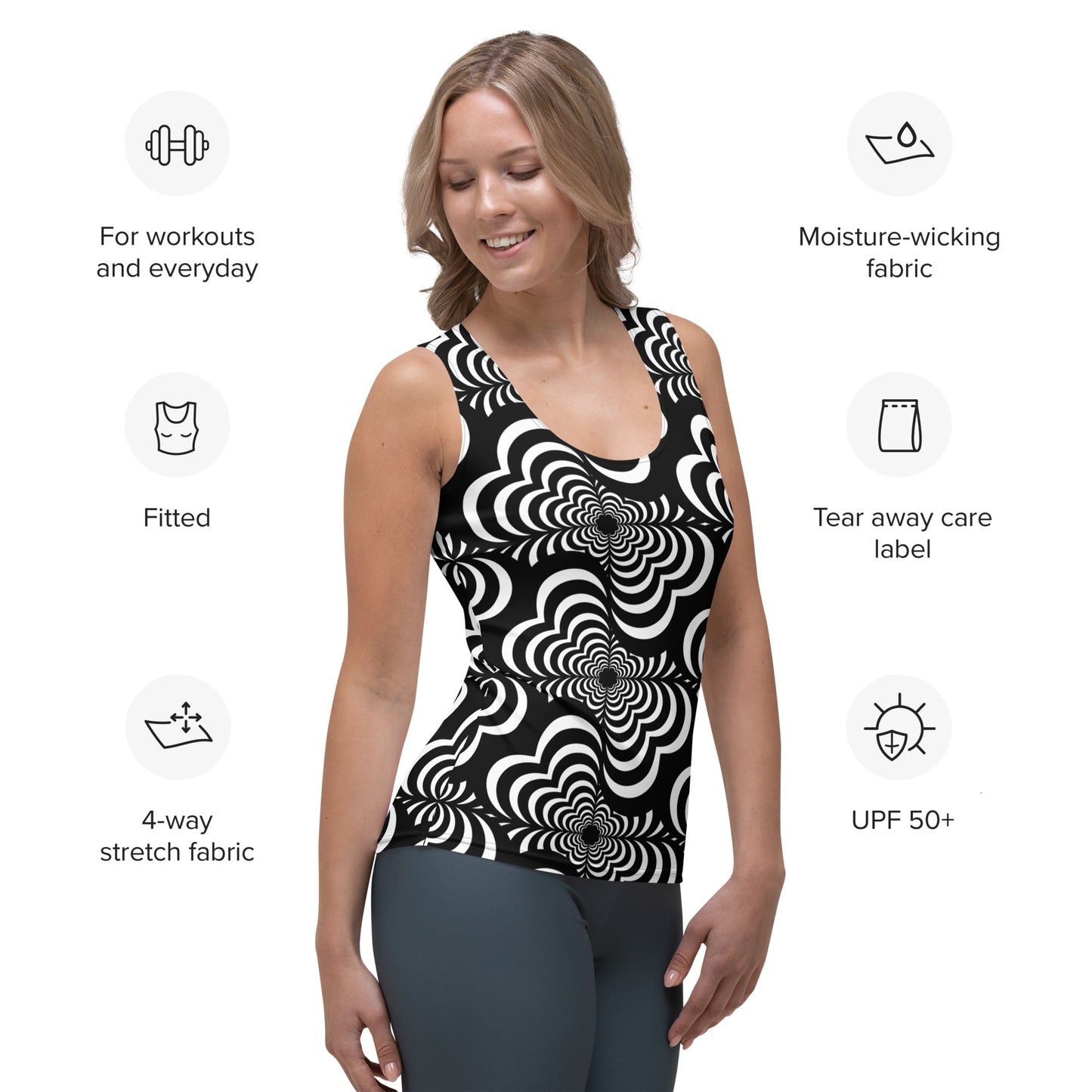 Zebra Love (TM) Tank Top