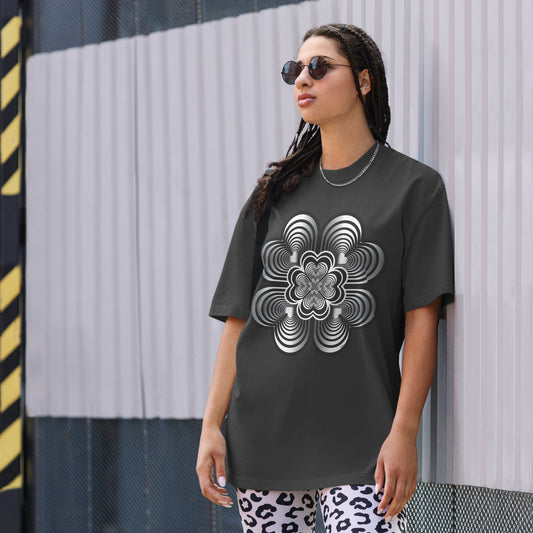 Hypnotic/Psychedelic F2 Oversized faded t-shirt