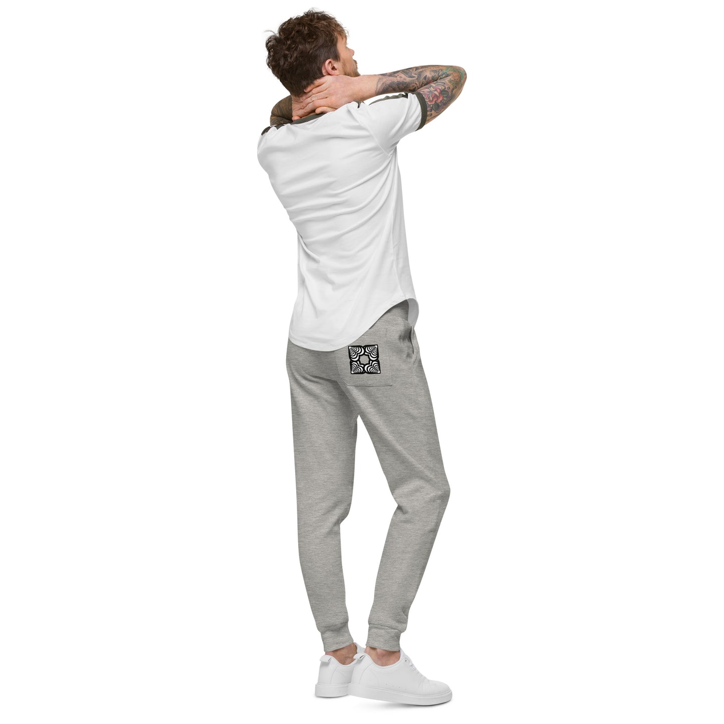 Cuddly Zebra Love™ Unisex fleece sweatpants