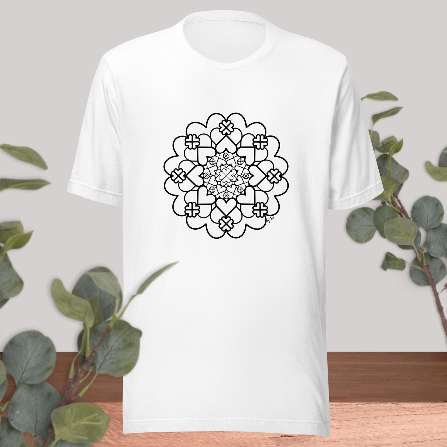 Color Your Own Mandala 7, Unisex staple eco t-shirt