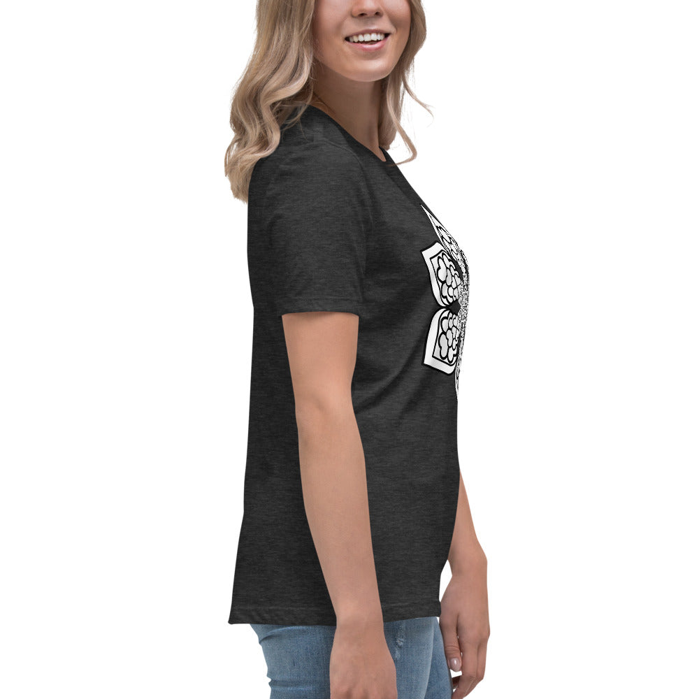 Color me- Lightbulb Heart Mandala Women's Relaxed T-Shirt