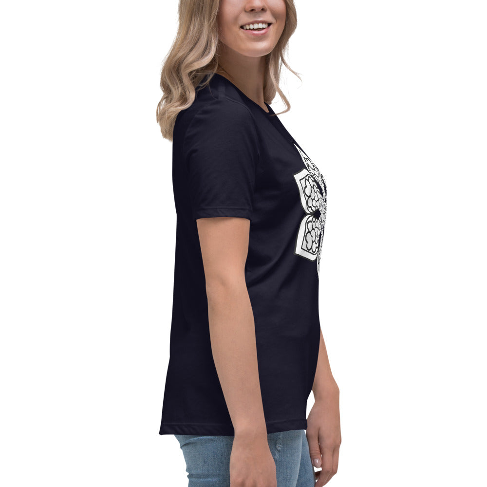 Color me- Lightbulb Heart Mandala Women's Relaxed T-Shirt